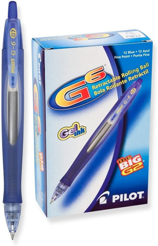 Pilot G6 31402 Boligrafo De Tinta De Gel Recargable Y Retr 