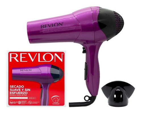 Imagen 2 de 7 de Secador de pelo Revlon rvdr773pla2a violeta violeta 220V