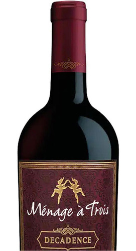 Pack De 12 Vino Tinto Menage A Trois Decadence Cab-sauv 750m