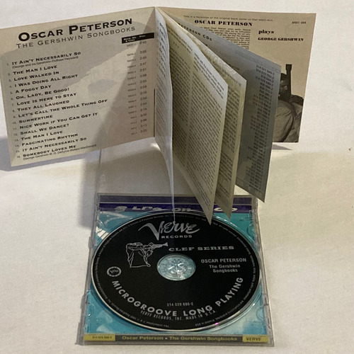 Oscar Peterson / Plays The G. Gershwin Song Book Cd 1996 Usa Estándar (Usado)
