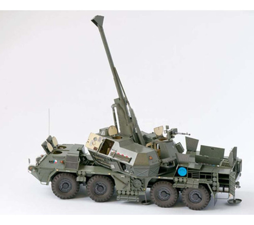 Kit De Modelo De Papel De Modelo De Cañón 1/35, Cartón De