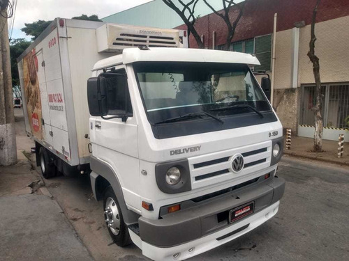 Vw 9150 2011 Bau Refrigerado Acoplado Elétrico Tripartida