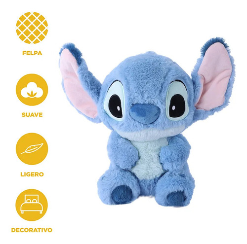 // Pelúcia Miniso Disney Stitch Azul 40cm
