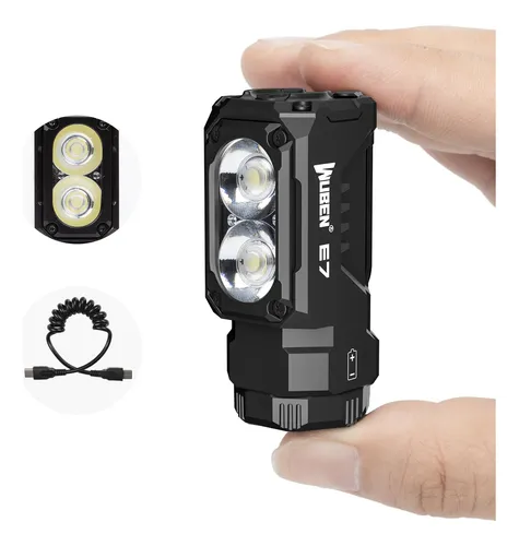 comprar Luz Recargable Wuben E7 1800 Lm Con Iman - 6 Modos Edc, Led