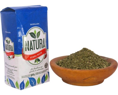 Yerba Mate Natura 6 U X 1/2 Kg Despalada Misiones Por Mayor