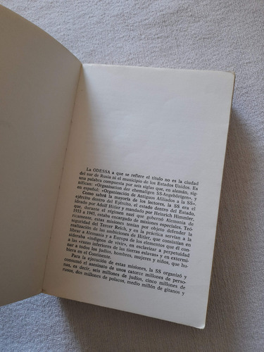 Odessa - Frederick Forsyth - Plaza Y Janés (Usado)