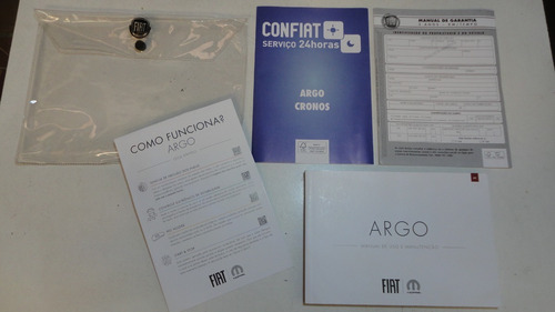 Em Branco Manual Fiat Argo 2018 2019 Original