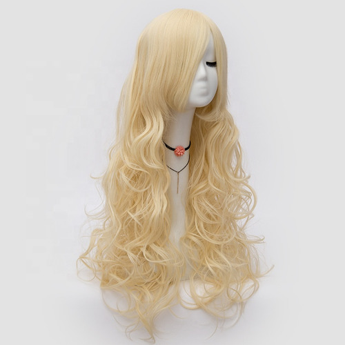 Peruca Shugo Chara, 80 Cm De Comprimento, Encaracolada, Mash