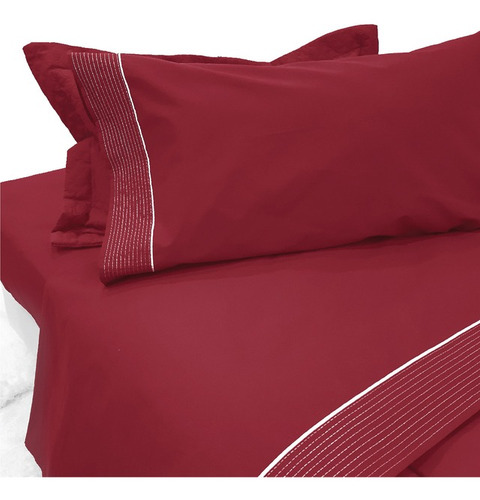 Imagen 4 de 9 de Juego De Sabanas Queen 180 Hilos 100% Cotton Touch