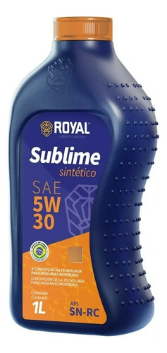 02 Aceites Sn-rc sintéticos Royal Sublime 5w30, 1 litro