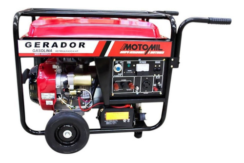 Gerador portátil Motomil MGG8000CLE 8000W monofásico com tecnologia AVR 127V/220V