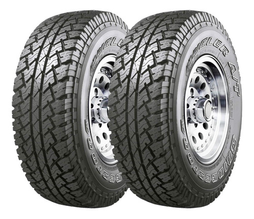 Imagem 1 de 4 de Kit 2 Pneus Bridgestone Aro 15 Dueler A/t 693 205/70r15 96t