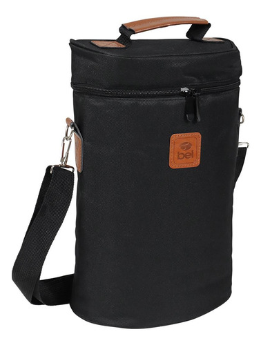 Bolsa Termica Para Vinho 2 Garrafas - Cor Preta - Bel