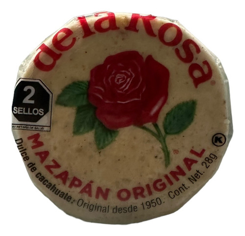 Dulce Mexicano Mazapán De La Rosa 28gr