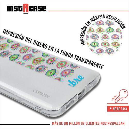 Funda Para Huawei Ojo Turco Personalizada Con Tu Nombre