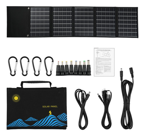 Bolsa Plegable Para Panel Solar De 5 Pliegues Y 40 W, Doble