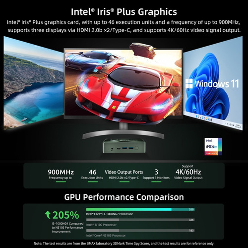 Minipc Bmax B6 Plus Intel Core I3 Style 1 De 12 Gb+512 Gb
