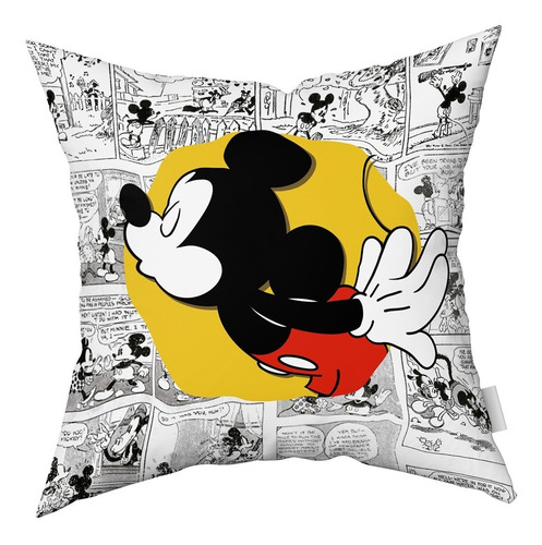 Imagen 3 de 6 de Combo Almohadones Almohadón Mickey Minnie Vellon Desmontable