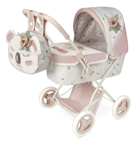 Coche Muñeca Bebe De Cuevas + Bolso Koala Plegable Juguete