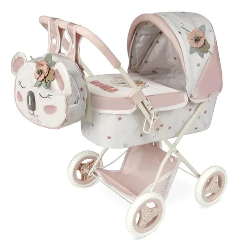 Coche Muñeca Bebe De Cuevas + Bolso Koala Plegable Juguete