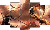 Comprar Cuadro Decorativo 5 Piezas The Witcher 3: Wild Hunt   
