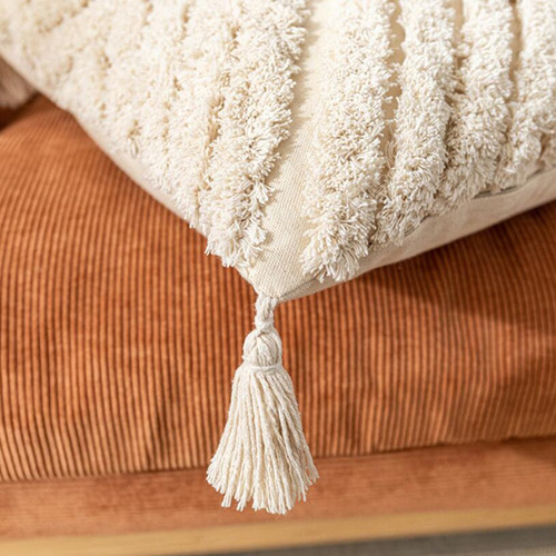 De Almohada Boho Con Borlas, De Almohada Decorativas, De