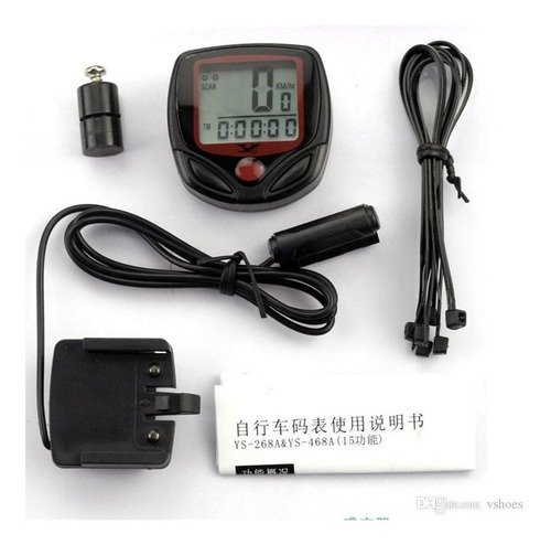 Set Completo Velocimetro Odometro Bicicleta Velocidad Metros