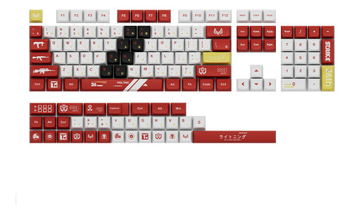 Máquina Xda Height-red And White -134 Key - Xda Profile Pbt