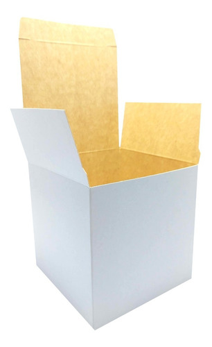 Caja Para Taza Taz3 X 100u Packaging Blanco Madera