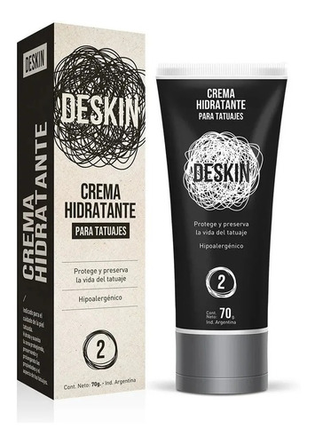 Deskin Crema Hidratante Post Tatuaje 70g Hipoalergénico