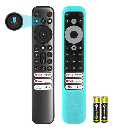 Control Remoto Por Voz Compatible Con Tcl Rc902v Fmr1 Android Tv 65x925 50p725g 55c728 X925 75h720 40s330 32s330 43s434 50s434 55s434 65s434 70s430 75s434 43s446 21001 000025 85x925