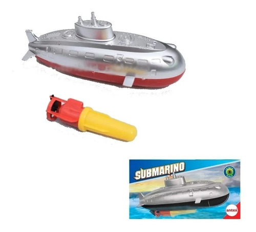 Submarino Juguete Motor A Pila Navega Antex Casa Valente