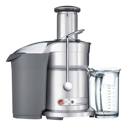 Extractor de jugos Breville The Juice Fountain Elite plata 127V con accesorios