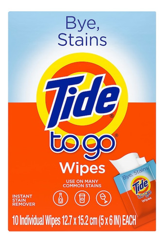 Toallitas Portátiles Para Remover Manchas Tide To Go Wipes