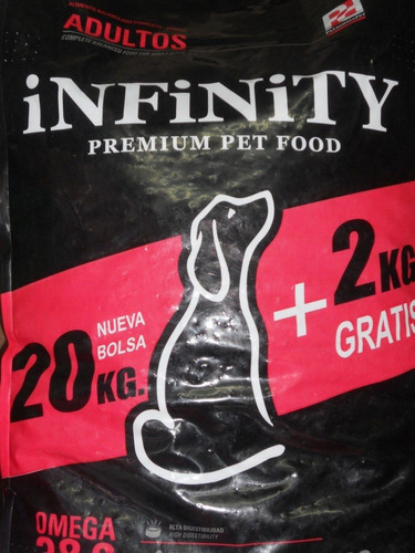 Alimento Premiunm Infinity 20kg +regalito  Ituzaingo