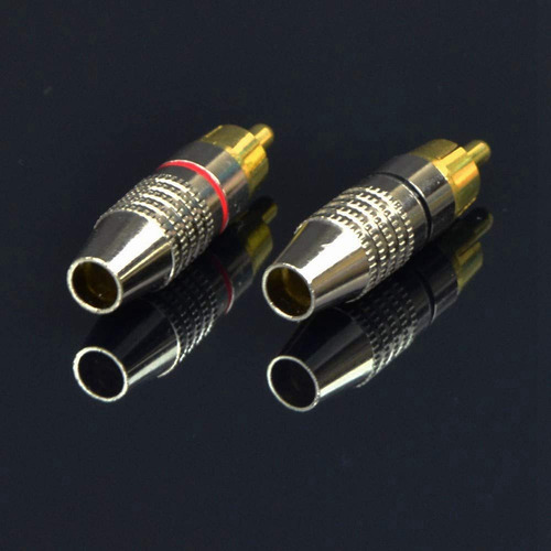 Adaptador De Cables De Altavoz Cristalinos A Enchufes Rca, 2