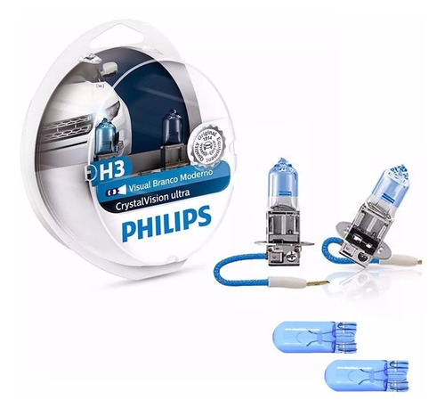 Imagem 5 de 8 de Lampada Philips Crystal Vision Ultra H3 + Pingos 3700k 12v