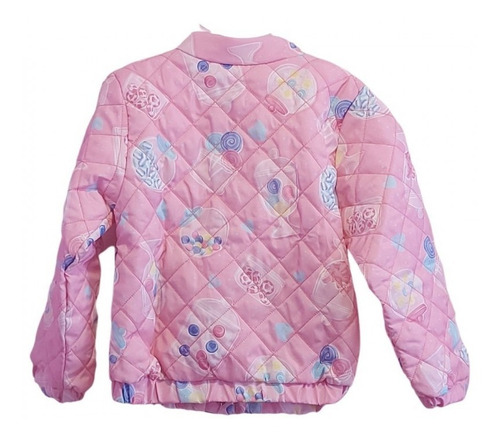 Imagem 3 de 4 de Jaqueta Bomber Infantil Rosa Mon Sucré New Sweet 20002