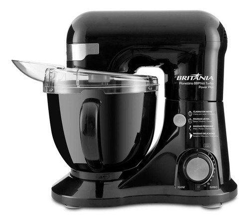 Batedeira Planetária Power Plus 220v - Britânia Preto