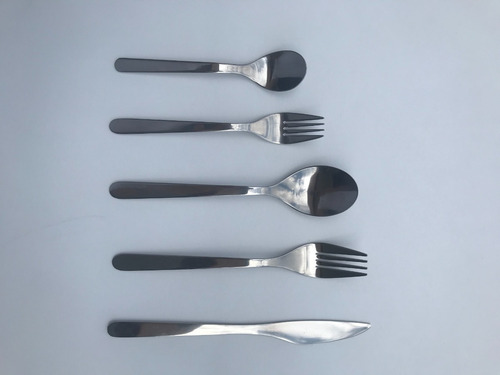 Imagen 3 de 4 de Juego De Cubiertos Ikea Fortnuft 20 Piezas Acero Inoxidable