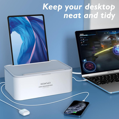 Caja De Cables Regleta E Interruptor, 5 Enchufes 3 Usb,...
