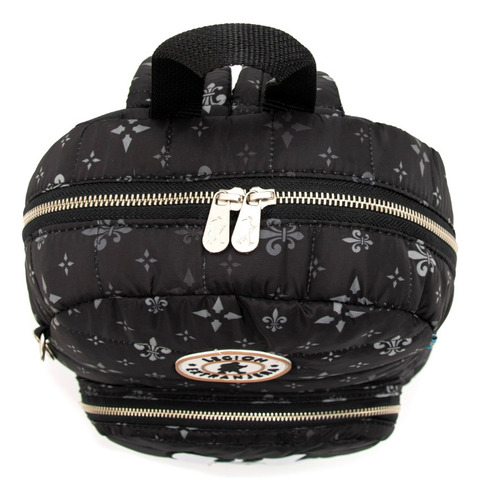 Imagen 8 de 10 de Mochila Alison Mickey Optic Negro
