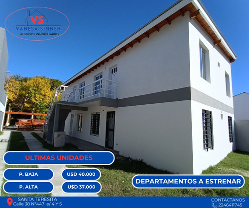 Departamento En Santa Teresita - A Estrenar - 400 Metros Del Mar