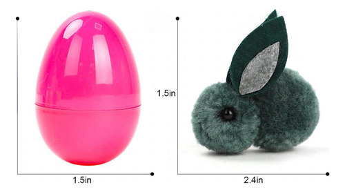 L 24 Huevos De Pascua Con Conejitos Y Conejos