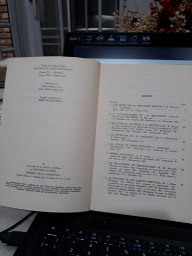 Las Emociones Del Niño Pequeño J.watson,jersild, Anderson (Usado)
