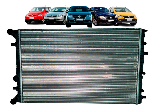 Radiador Vw Fox 2009 2010 2011 2012 13 Com Ar 1.0 E 1.6 Flex