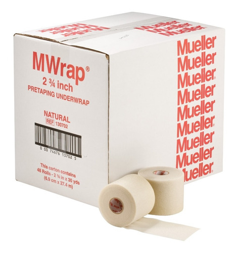 Prevenda M-wrap Mueller Natural 48 Rollos 6.9 Cm X 27.4 M