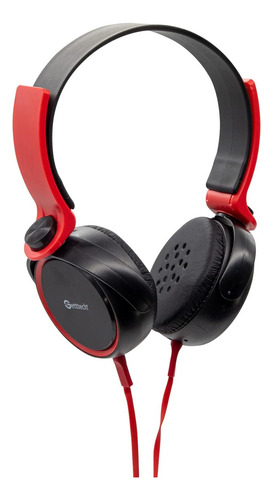 Getttech Audífonos Con Micrófono Alámbrico 1.5 Metro Gh-254 Rojo