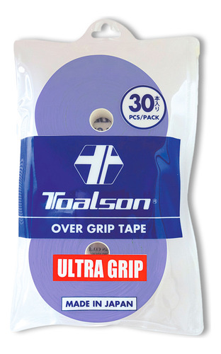 Overgrip De Tenis & Pádel - Ultra Grip Toalson - 30 Unidades Color Azul Claro