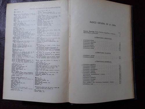 Historia De Las Literaturas Antiguas Y Modernas- Ramón Perés (Usado)